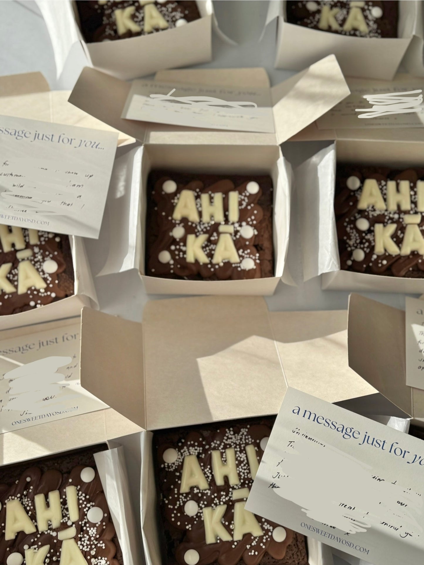 BULK MINI BROWNIE GIFT BOXES