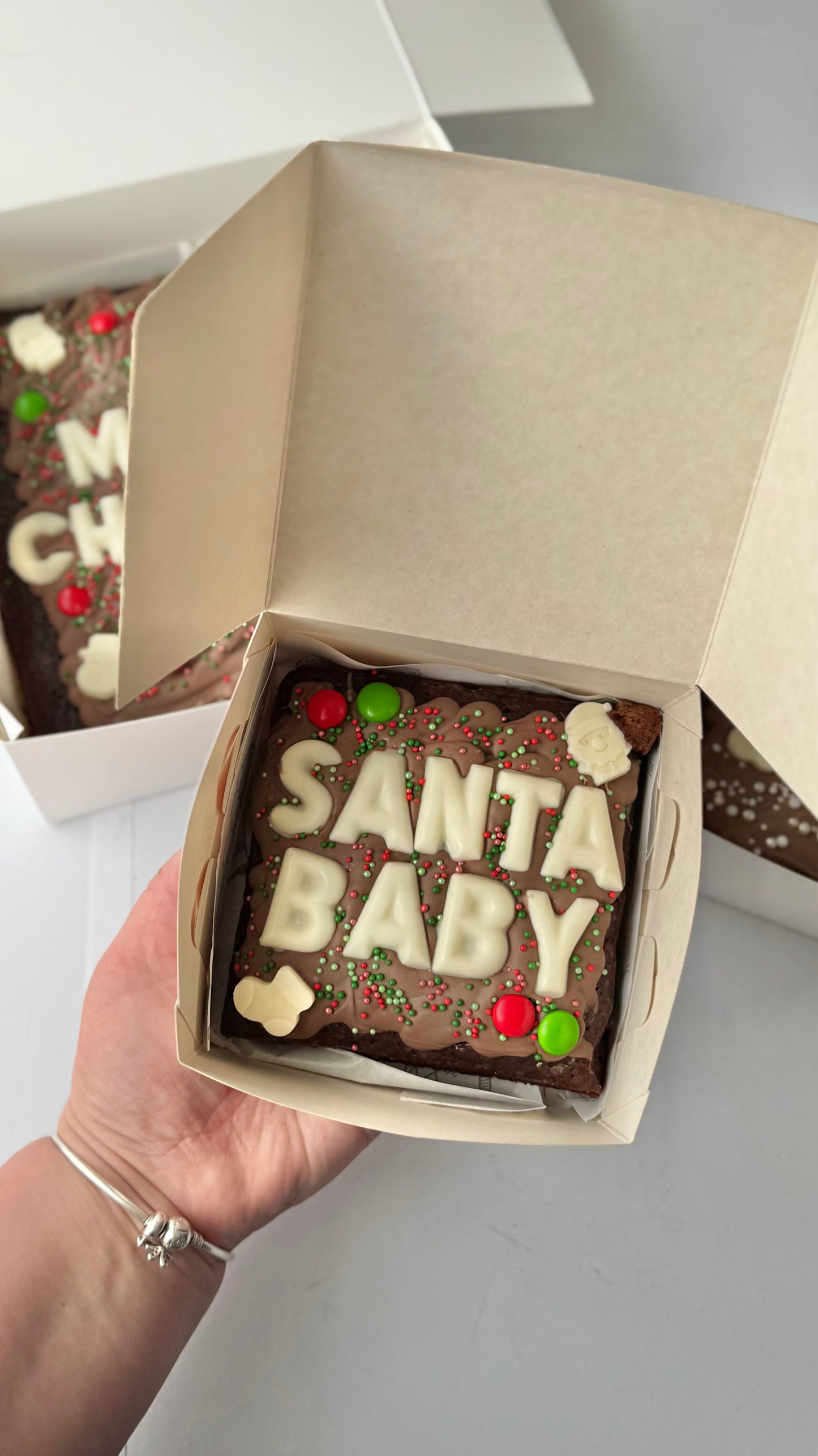 CUSTOM CHRISTMAS BROWNIE (mini)