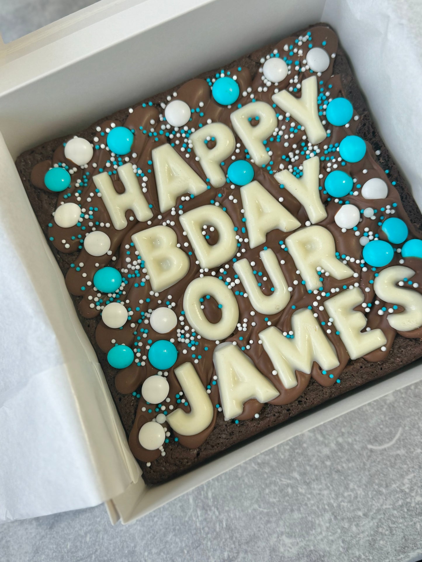 PERSONALISED BROWNIE (standard)