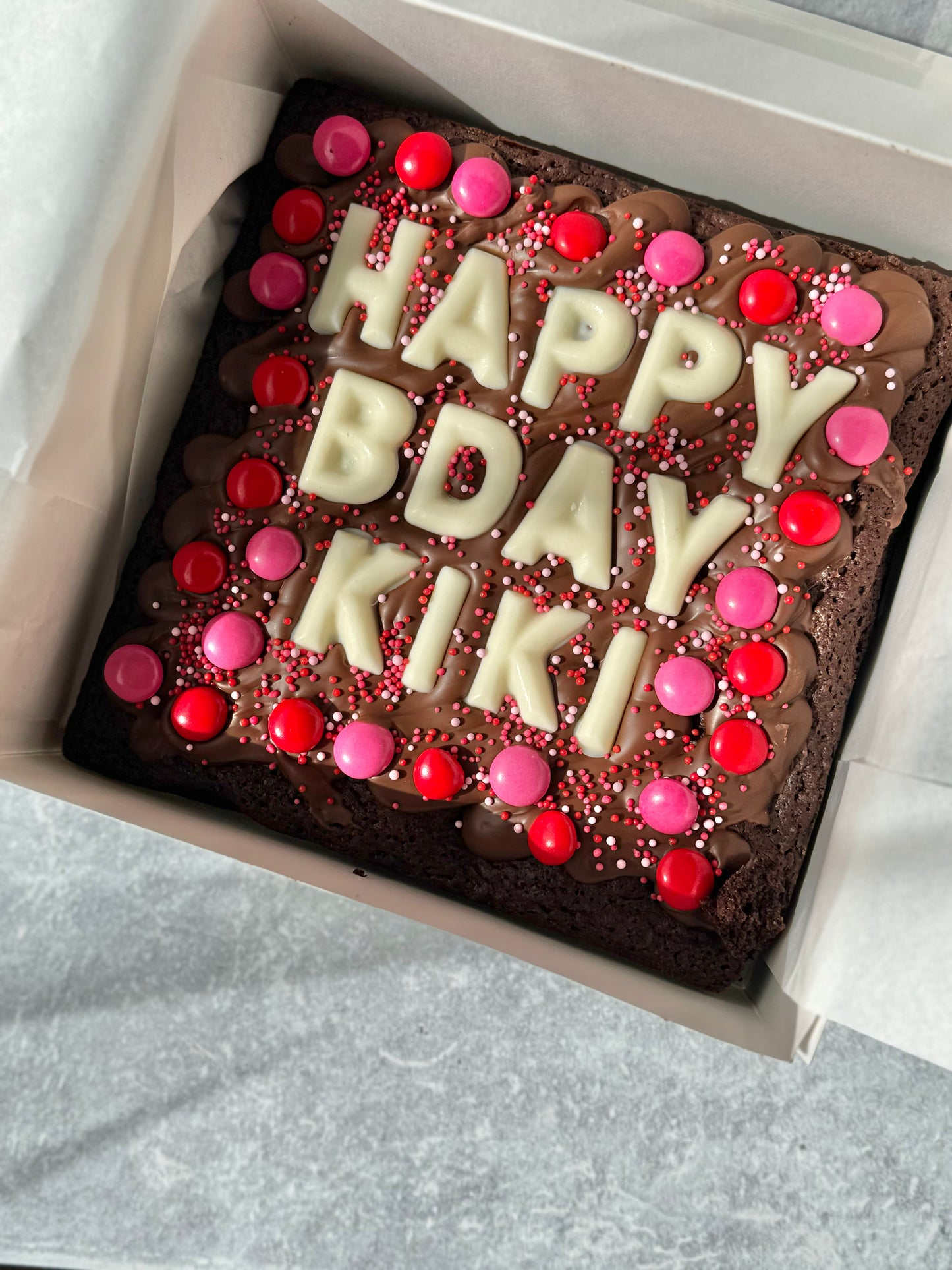 PERSONALISED BROWNIE (standard)