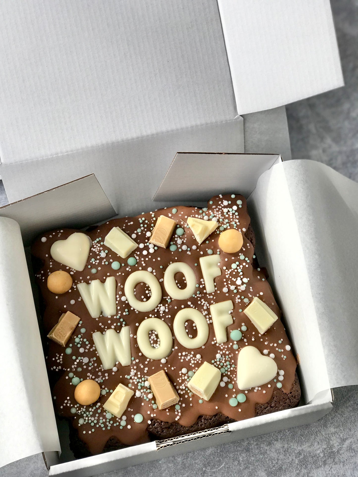 BROWNIE (customised 18cm X 18cm)