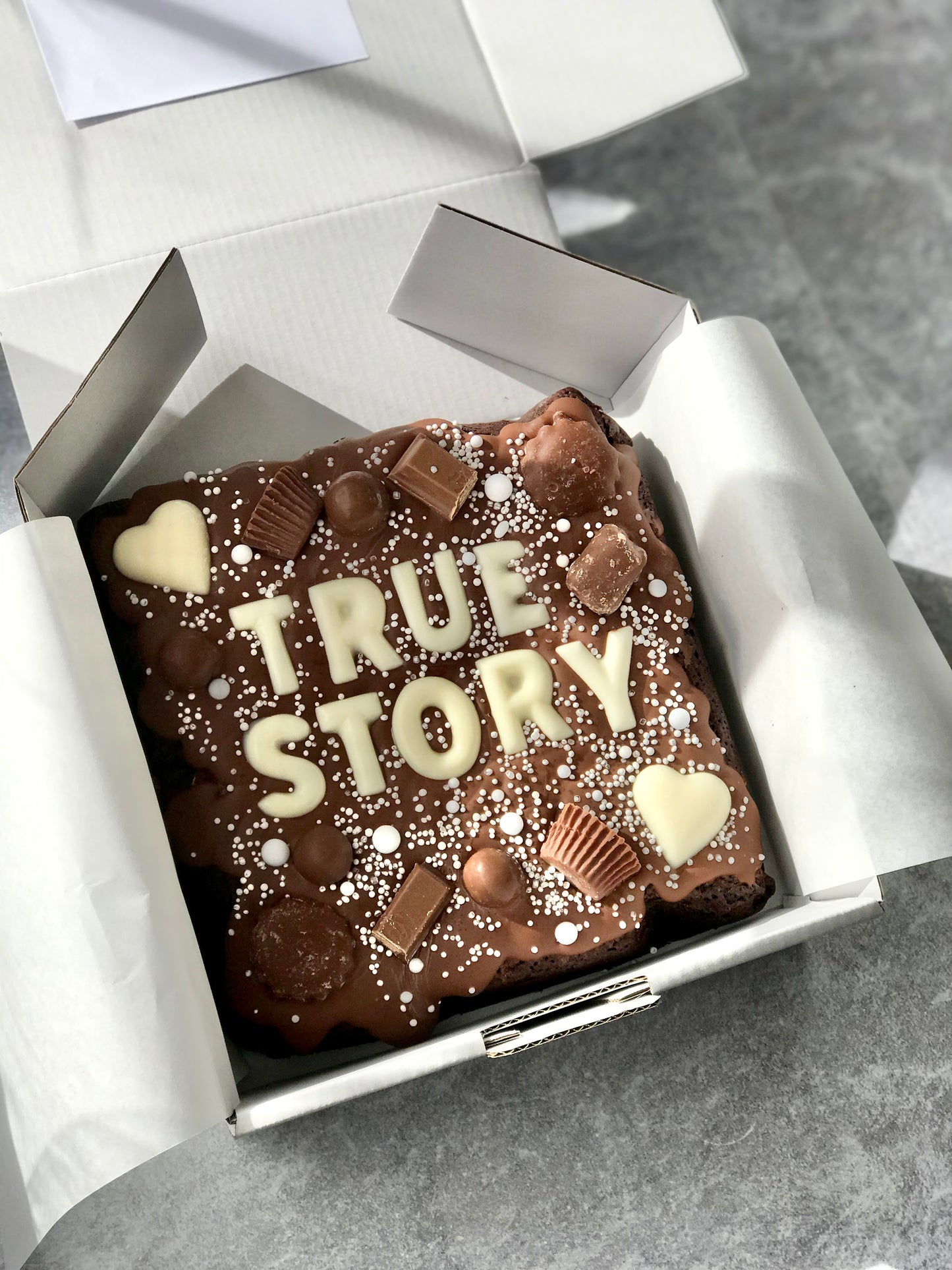 BROWNIE (customised 18cm X 18cm)