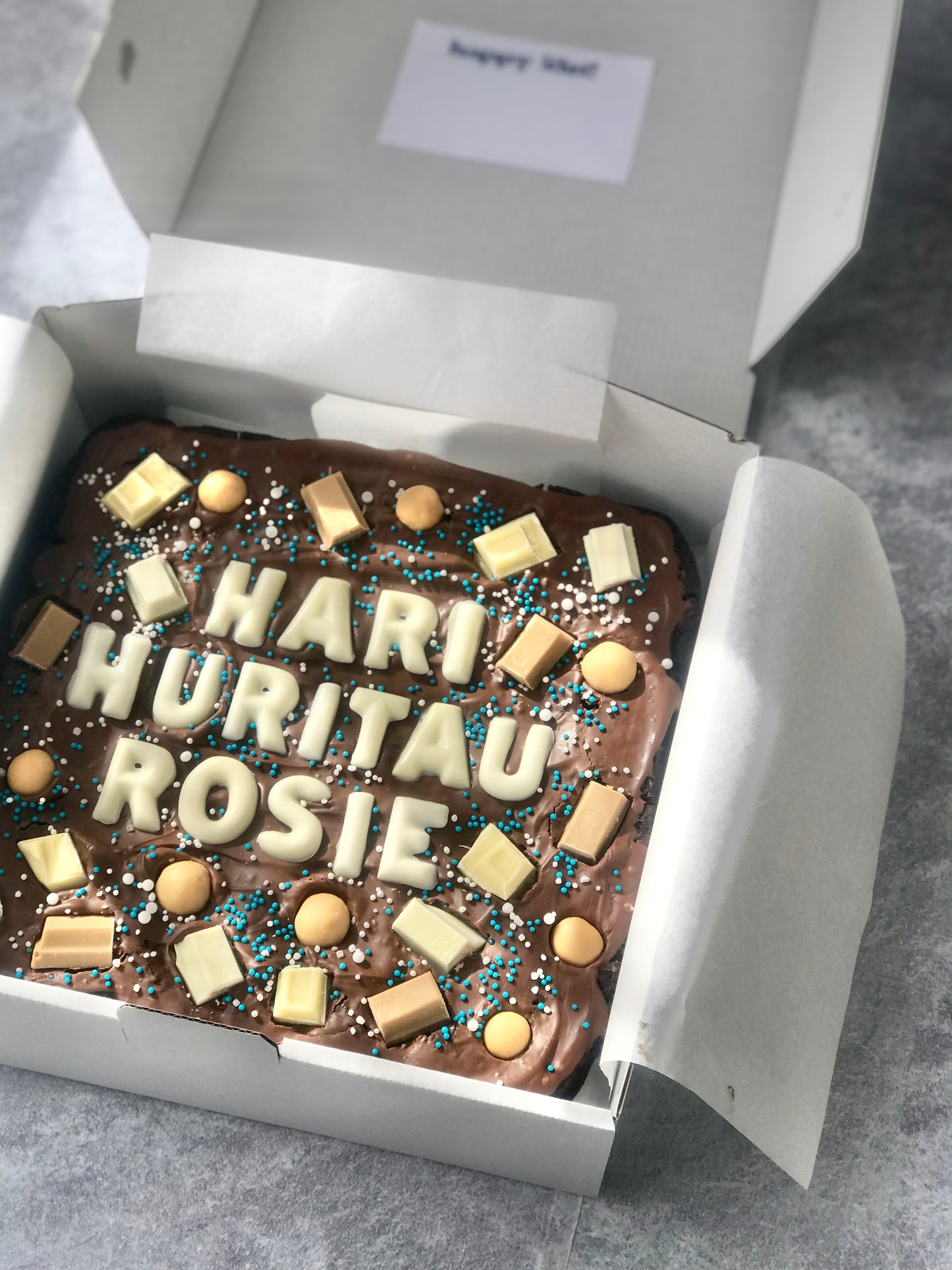 BROWNIE (customised 24cm X 24cm)