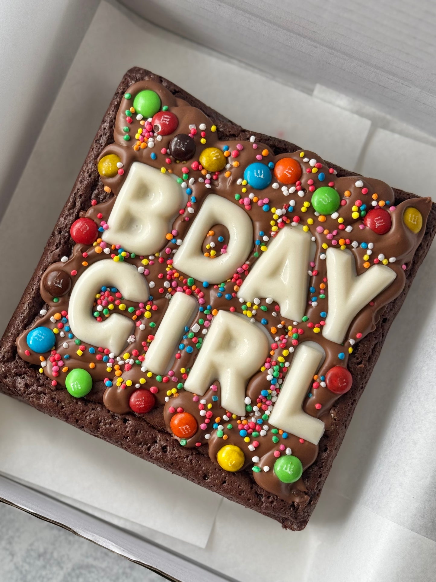 PERSONALISED BROWNIE (mini)