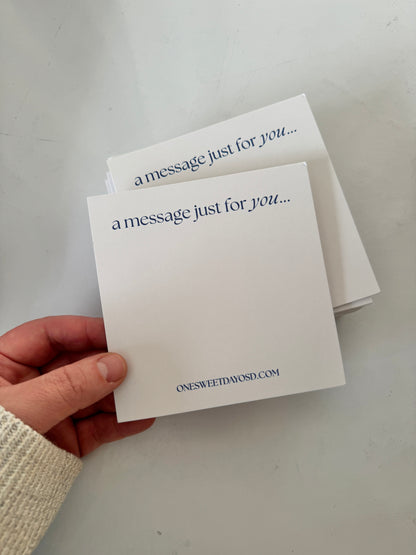 ADD NOTE 💌: