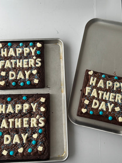 LARGE CUSTOM FATHER'S DAY BROWNIE/BLONDIE 🐻💙
