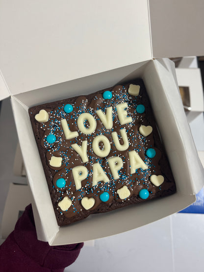 STANDARD CUSTOM FATHER'S DAY BROWNIE/BLONDIE  🐻💙