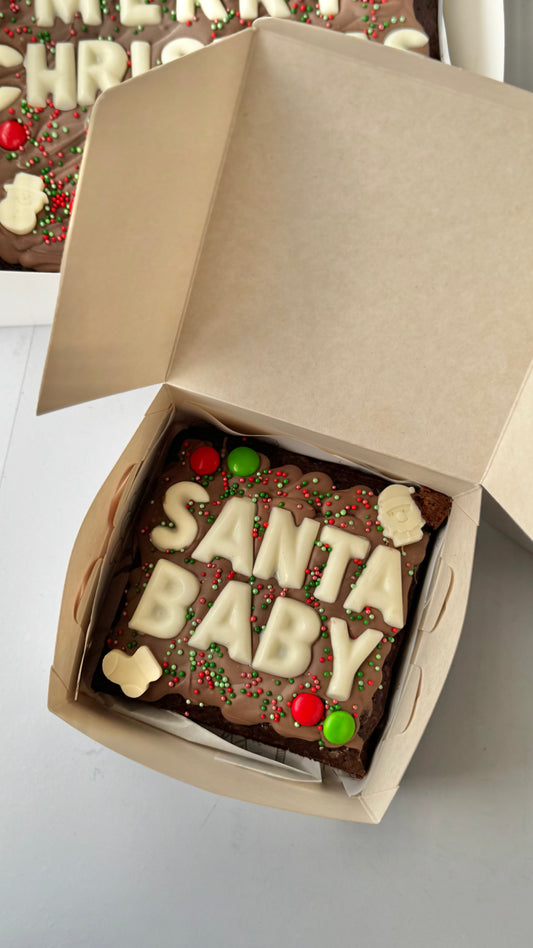 CUSTOM CHRISTMAS BROWNIE (mini)