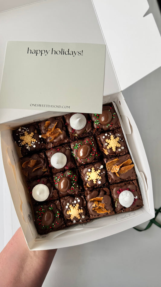 CHRISTMAS LOADED BROWNIE