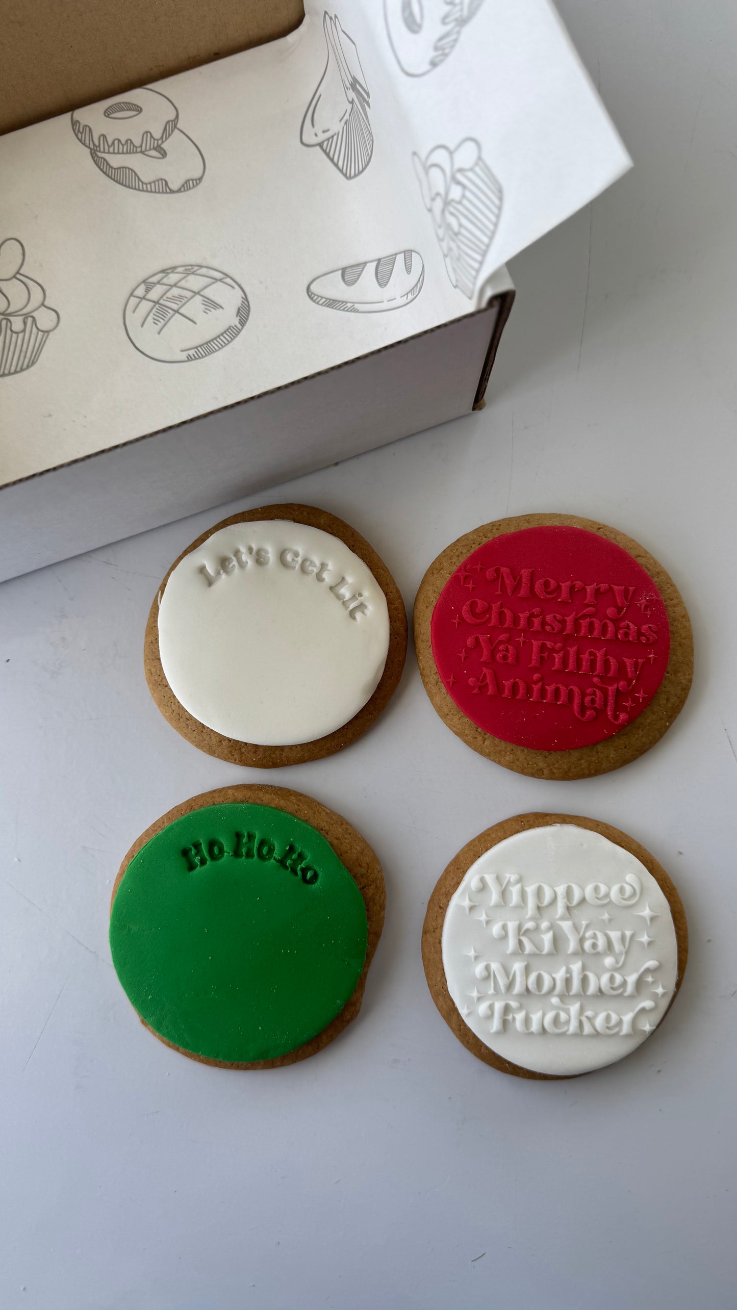CUSTOM CHRISTMAS COOKIES (shawties)